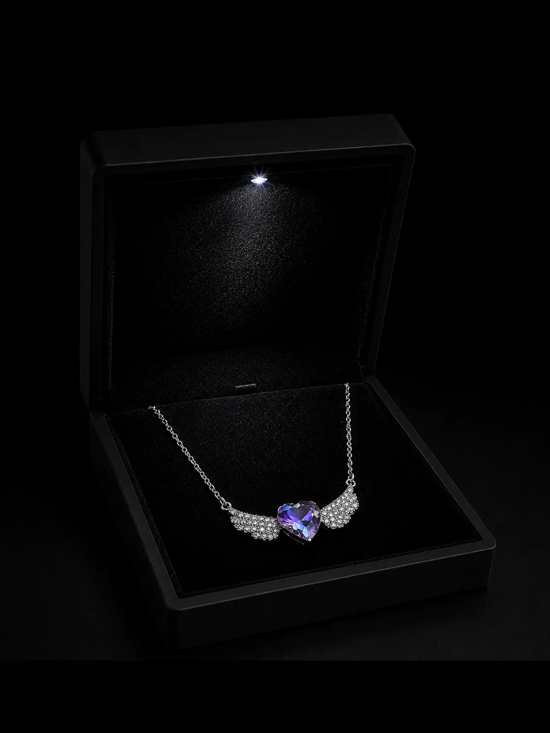 Sariora Silver Angel Heart Kolye